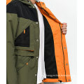 Olive Black Blaze Orange Winter Jacket